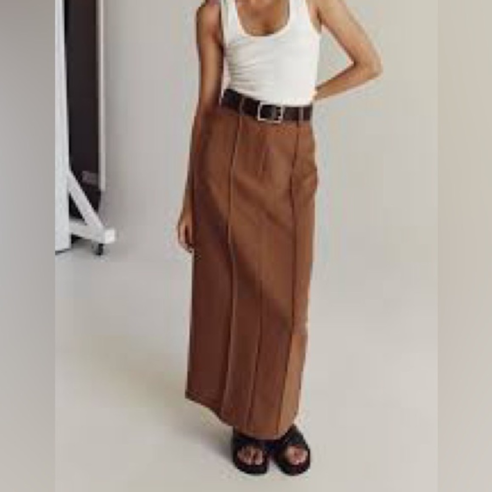 DISSH Brown Midi Skirt
